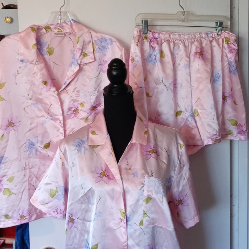 Romantic Moods Three Piece Pajama Set